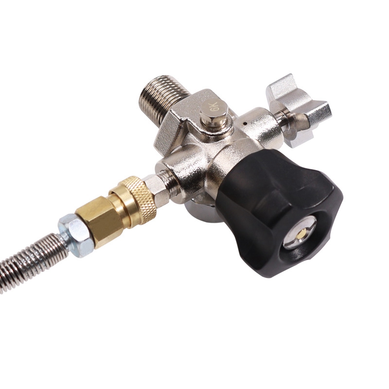 M18X1.5 Thread 4500Psi SCBA Valve Regulator Fill Station Hose for PCP Air Tank