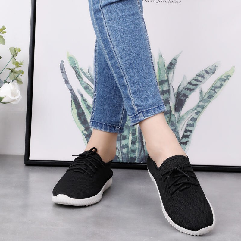 Tenis Feminino Air Mesh Breathable Women Tennis Shoes Slip-on Sport Gym Athletic Jogging Light Shoes Female Sneakers