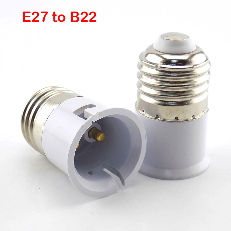 GU10 G9 B22 E27 E14 E12 Led Lamp Bulb Base Conversion Holder Converter Socket Adapter Fireproof Material For Home Light Lighitng: GRAY