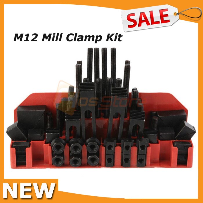 Milling Machine Clamping Set 58pcs Mill Clamp Kit Vice M12 58pcs Clamping Tool
