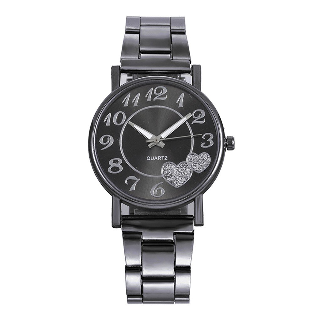 Vrouwen Casual Horloges De Top Dames Mesh Riem Horloge Wilde Dame Creatieve Mode Voor Dames Reloj mujer: Black