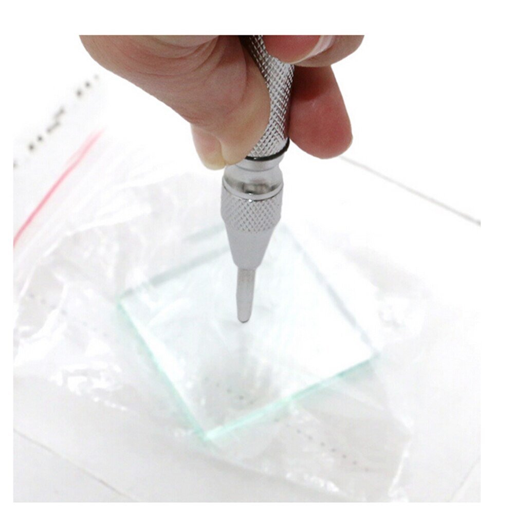 ZLinKJ 1PCS Red Handle 5.12" Automatic Center Pin Punch Spring Loaded Marking Starting Holes Tool For Metal Drilling 2 Colors