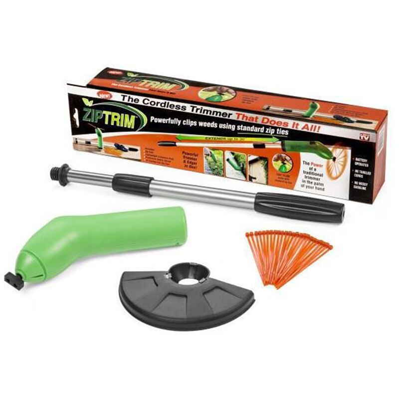Zip Trim Cordless Trimmer & Edger Werkt Met Standaard Zip Ties Draagbare Trimmer Voor Tuin Decor: Default Title