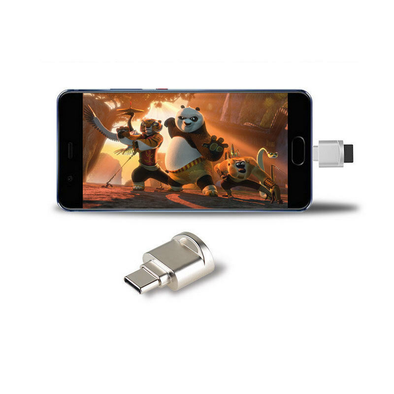 Mini Type C USB3.1 Micro Sd Tf Geheugenkaartlezer Otg Adapter Voor Macbook Telefoon