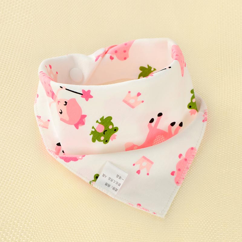 BalleenShiny Zachte Katoenen Bandana Slabbetjes Baby Babador Voeden Zuigeling Burp Doeken Cartoon Speeksel Handdoek Baby Eten Accessoire: 17