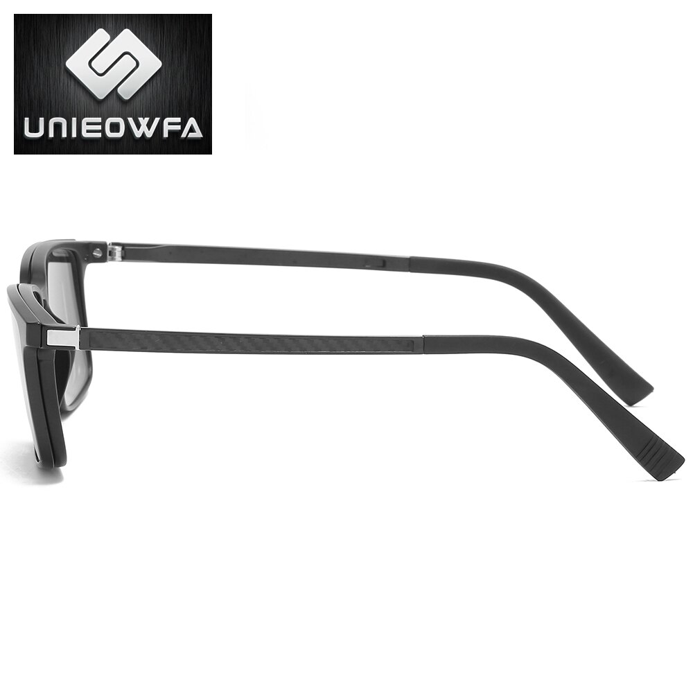 Myopie Magnet Clip auf Gläser Rahmen Männer Optische Verordnung Rahmen Brillen Männer Rechteck Polarisierte Magnet Clip Auf Sonnenbrille