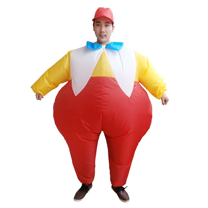 Inflatable Costume Toys Halloween Christmas Adult Clown Snowman Shark Inflatable Performance Party Event Costume: M