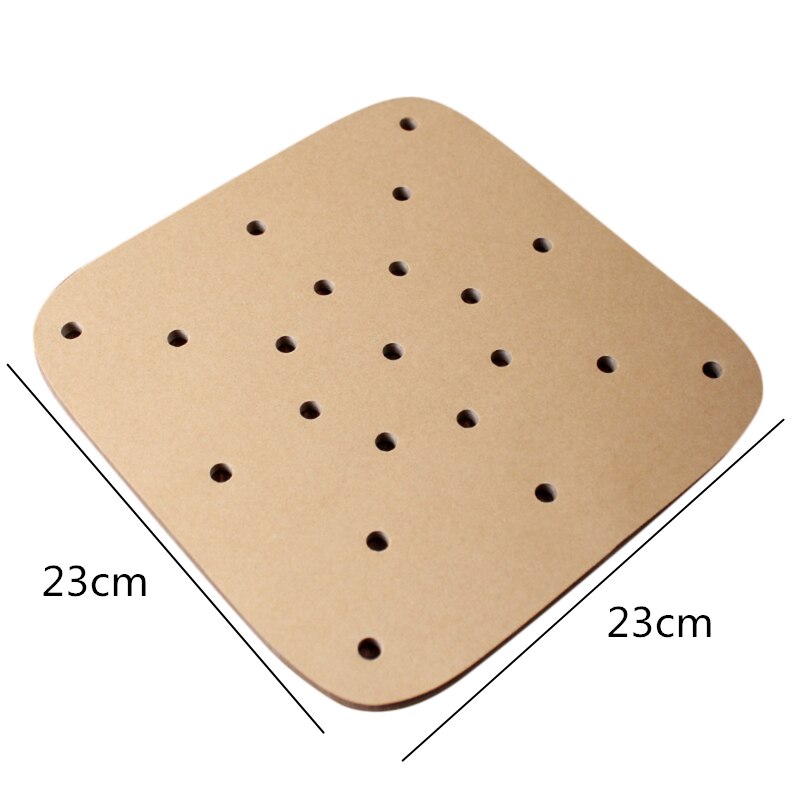 6/7/8/9/10 Inches Practical Cooking Paper Bamboo Steamer Dim Sum Paper Non Stick Restaurant Kitchen Under Steam Mat: 100pcs-brown-23cm