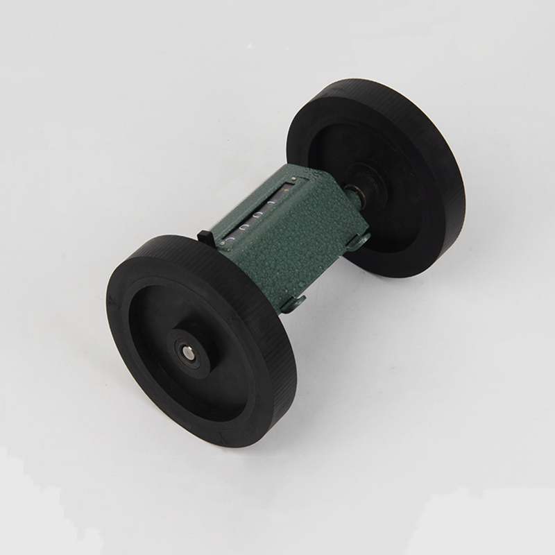 Mechanical Length Counter Rolling Wheel - Yard & Distance Measurement Tool With 1:3 Drive Ratio