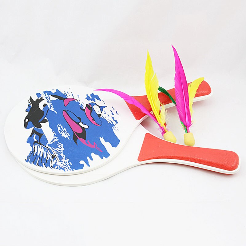 Fun Cricket Badminton Racket 5MM Beach Badminton Racket Cricket Badminton Racket Triple Badminton Racket Sends One Ball