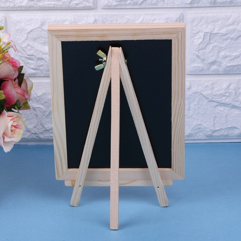 Wooden Double-sided Desktop Message Board Blackboard School Supplies Suitable For Children Of All Ages
