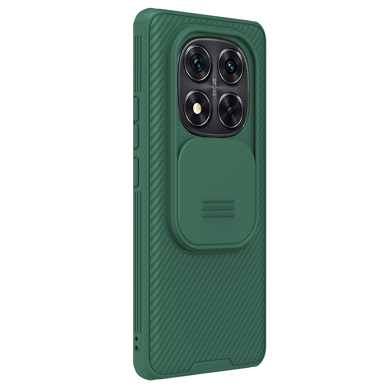 Nillkin para Xiaomi Redmi note 14 Pro 5G 14 Pro Plus 5G CamShield Pro cubierta de cámara deslizante Protector a prueba de golpes funda de teléfono: PC / green
