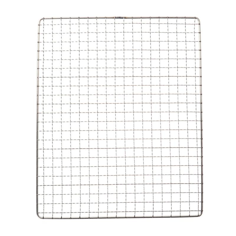 Stainless Steel Squares Holes Grill Barbecue Wire Mesh Multi-Purpose BBQ Grid Cooking Baking Rack Barbecue Grill