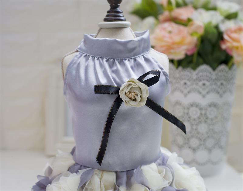 Arrivals Pet Dog Cat Summer Spring Dresses Rose Cute Lace For Small Dog Dresses Poodle Chihuahua Teddy Shirt Princess