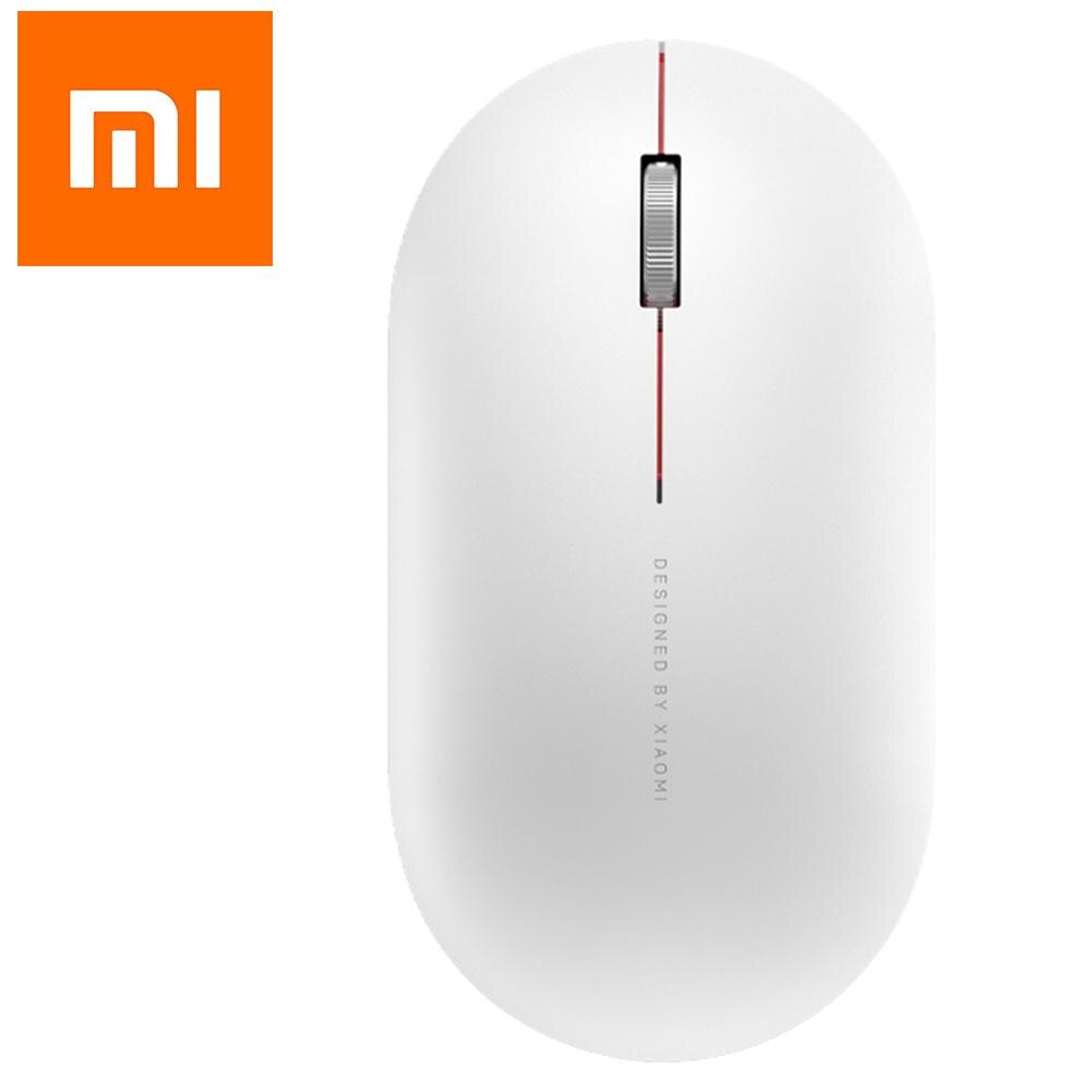 Xiaomi Draadloze Muis 2 Generatie 2.4Ghz 100% Originele Xiaomi Gierst 2 Generatie Lite Draadloze Muis 2 Stille Muizen Voor pc Laptop: WHITE