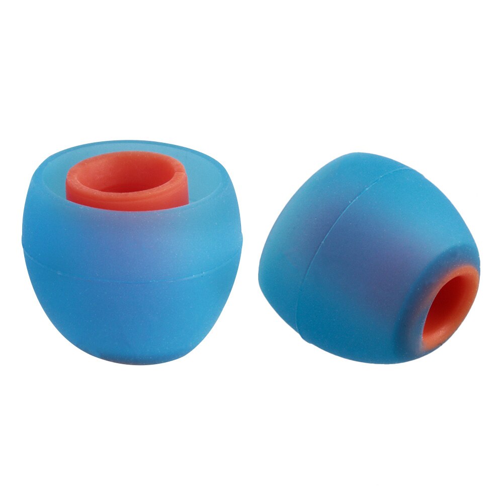 Universal 12pcs/6pairs 3.8mm Durable In-ear Earphone Headphone Earbuds Replacement Silicone Rubber Ear Tips: M / Khaki