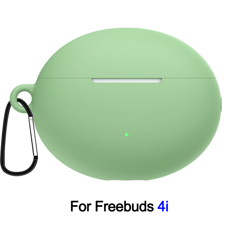 Silicone Protective Case For Huawei Freebuds 4i Earphone Cases Cover For Huawei Freebuds 4 i Free Buds 4i freebuds4i Cases: Mocha for buds 4i