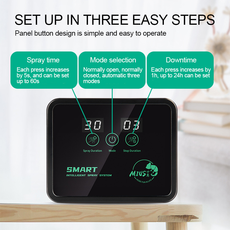 Ecological Sprinkler System Automatic Watering Potted Garden Sprayer Indoor Mist Spray Kits Sprinkler Intelligent Reptile Fogger