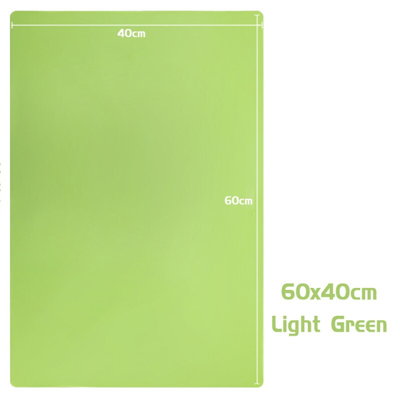 Mantel Individual de silicona para mesa de cocina, tapete Protector para mesa de comedor, 60x40: Light Green