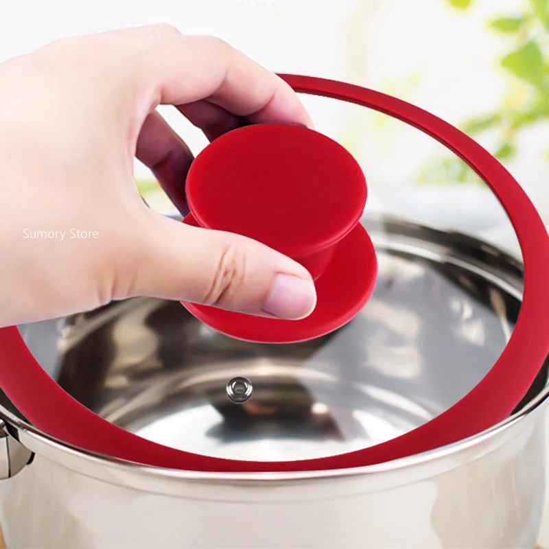 1 stks Siliconen Pot Deksel Knop Handvat Universele Vervanging Keuken Kookgerei Cover Knoppen voor Pan Deksel Keukengerei Accessoires