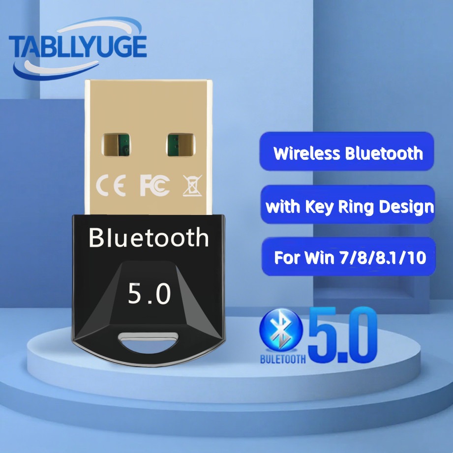 USB Bluetooth 5.0 Mini Bluetooth Adapter Receiver Wireless Bluetooth Dongle 5.0 Adapter for PC Laptop Desktop BT Transmitter