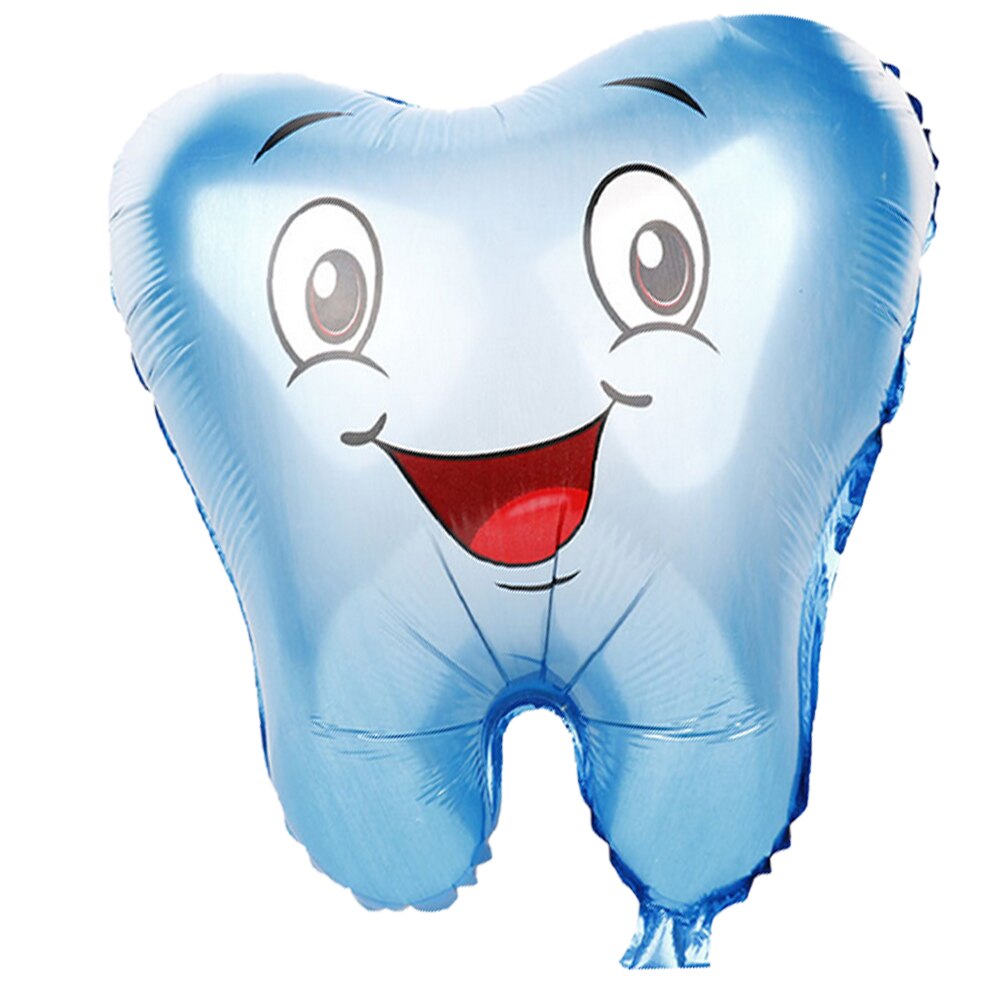 Cartoon Tand Patroon Ballon Aluminium Folie Ballonnen Ornament Anniversary Festival Feestartikelen Decoraties Thuis Party: Default Title