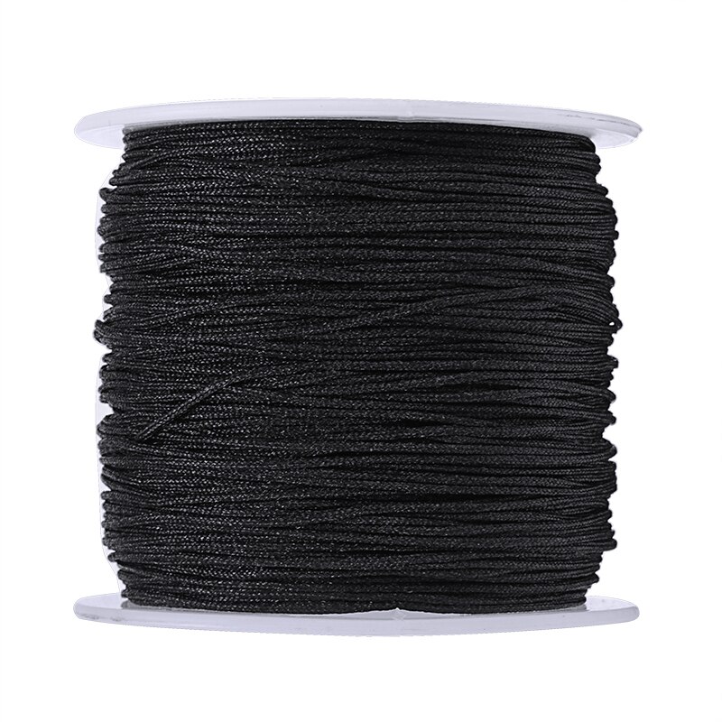 45 M X 0.8 Mm Nylon Koord Discussie Chinese Knoop Koord Macrame Armband Gevlochten Stringdiy Kwasten Kralen Handgemaakte