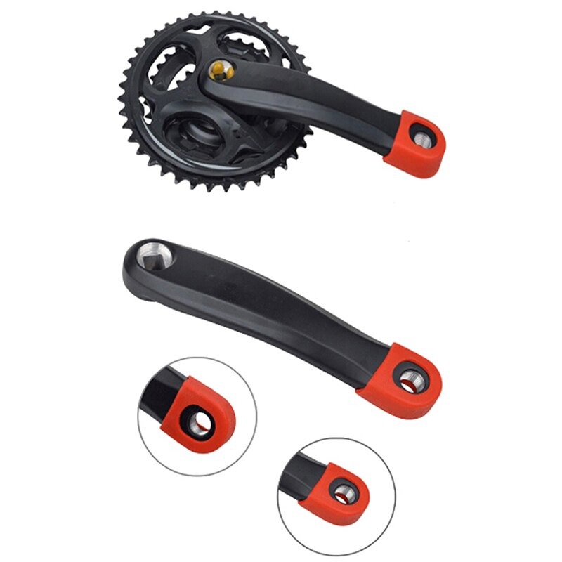 1 par silikon beskyttelseshylse deksel deler veiv beskyttelse koffert sykkel krank arm støvler beskyttere sykkel mtb krank sett