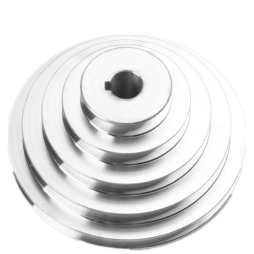 Bänkborr 54mm to 150mm ytterdiameter 14 16 18 19 20 22 24 25 28mm borrning aluminium a typ 5 steg pagodremskiva för kilrem 1pc