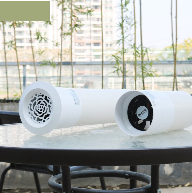 Inline Duct Fan Air Ventilator Metal Pipe Ventilation Exhaust Fan Adjustable Extractor Bathroom Toilet Wall Fan Booster