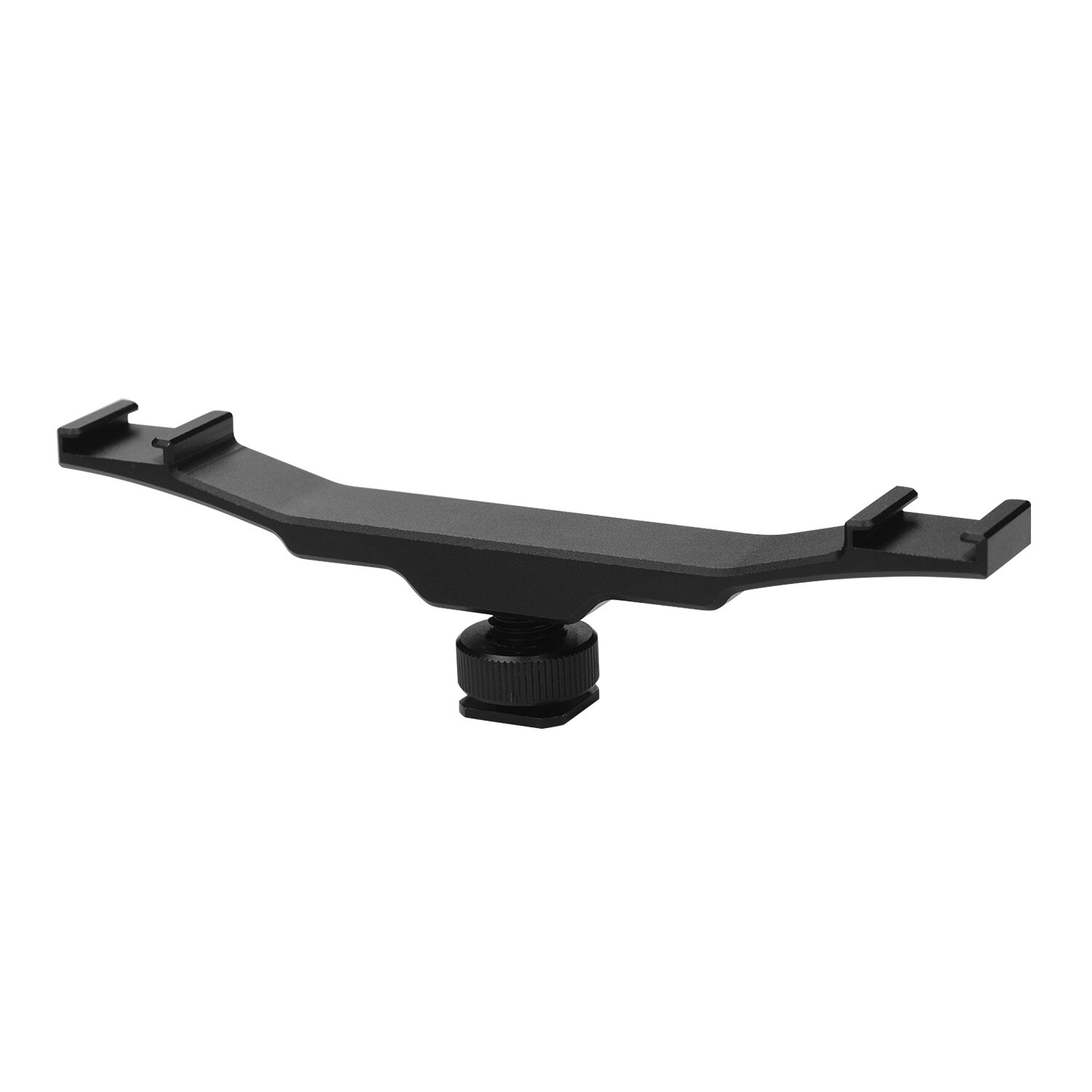 Fotografia Doppia Fredda scarpa montare estensione sbarra Doppia Staffa per DV DSLR Macchina Fotografica Smartphone Mic ah CONDOTTO LA Luce