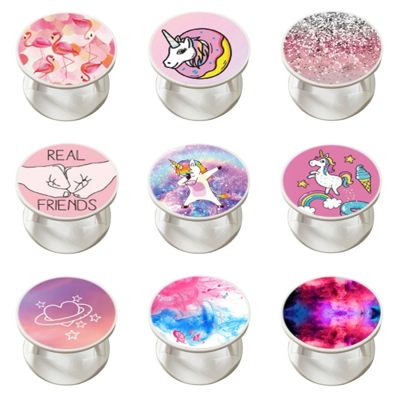 phone stand Color Round Phone Holder For Car Phone Stand holders Universal Phone Stand Grip phone finger holder