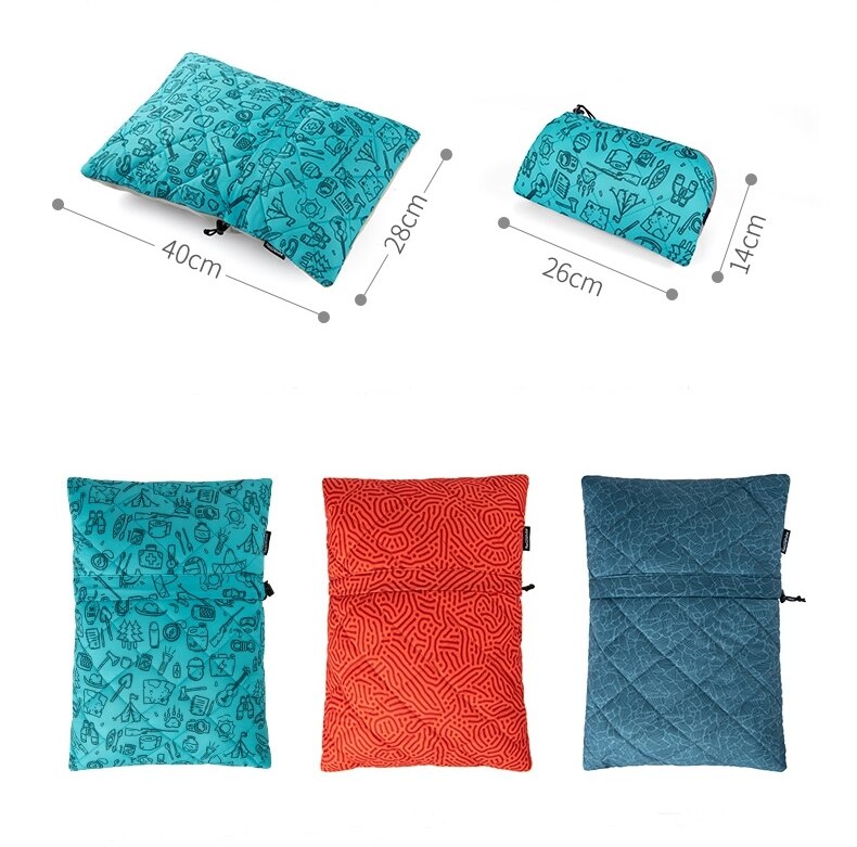 NatureHike almohada de esponja plegable multipropósito romper almohada de cuello almohada de viaje almohada de Camping