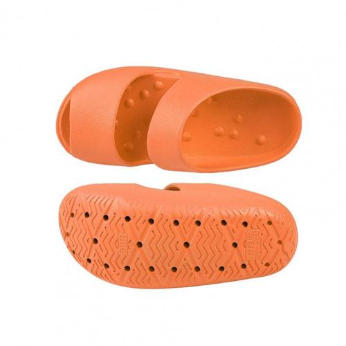 1 Paar Eva Antislip Swing Slippers Wedge Sandalen Sport Fitness Massage Schoenen Chinese Acupressuur Therapie Voet Massager Schoenen: Oranje