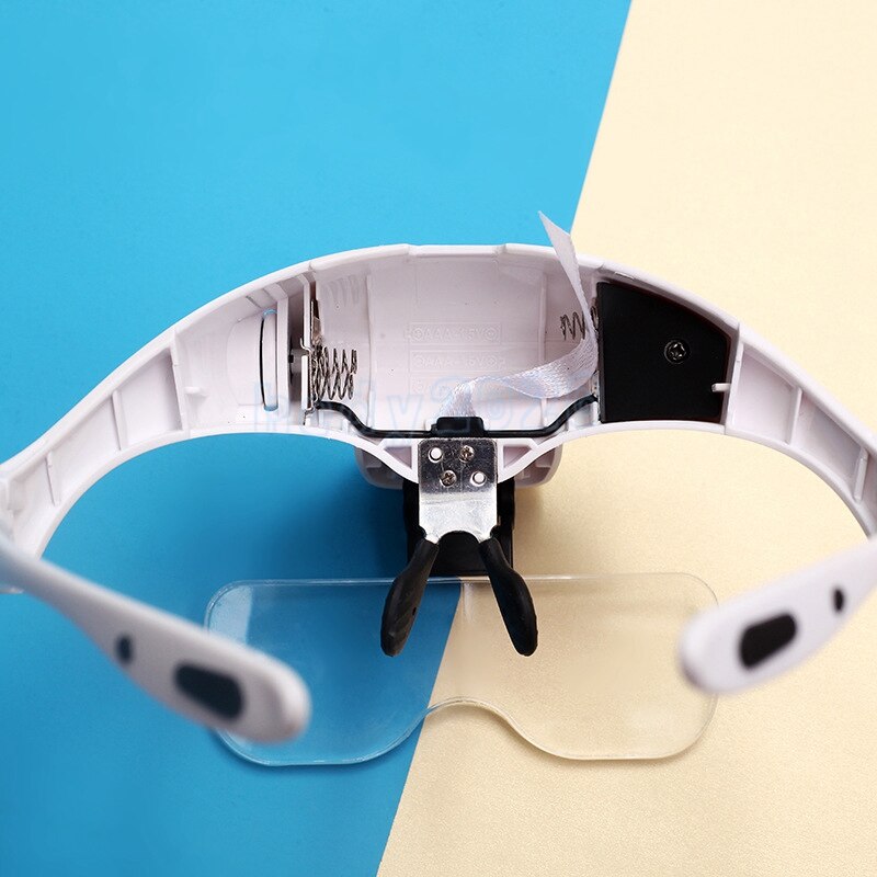 Model Making Tool with A Magnifying Glass with LED Light