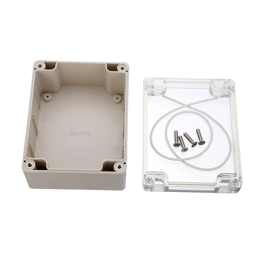 1pcs Waterproof Plastic Project Electronic Box Enclosure Cases Clear Cover DIY Project Instrument Case 115mmx90mmx55mm