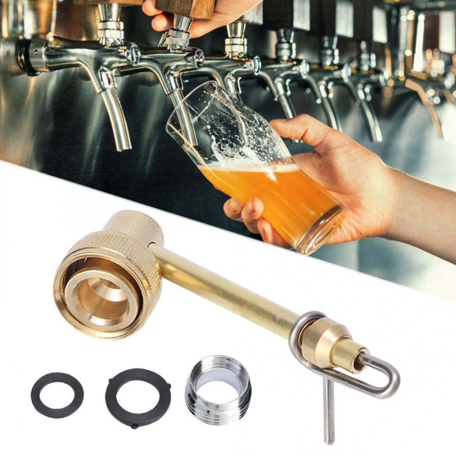 Homebrew Beer Brass Beer Jet Bottle Washer Sink Faucet Adapter Faucet Jet Carboy Jet Bottle Washer