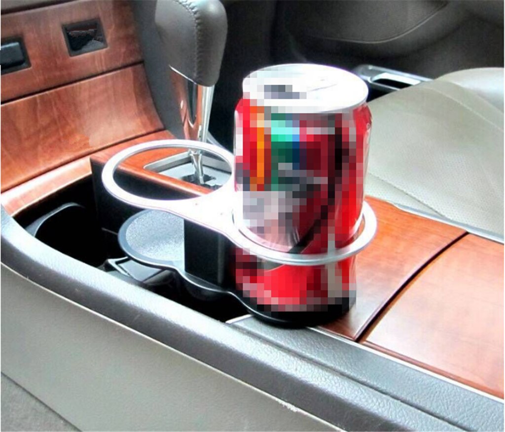 Double hole car accessories cup holder / beverage rack mounting for Peugeot 206 307 406 407 207 208 308 508 3008