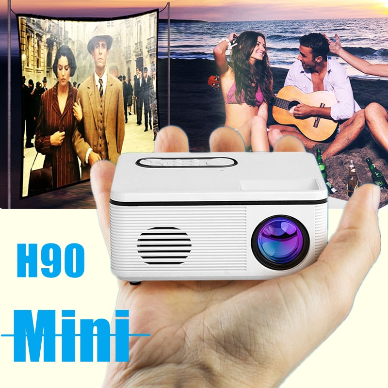 S361 Mini Projector 600Lumens 1080P Full Hd Ios Android Home Beamer Video Player Ondersteuning Hdmi-Compatibel/usb/Av/Tf Home Cinema