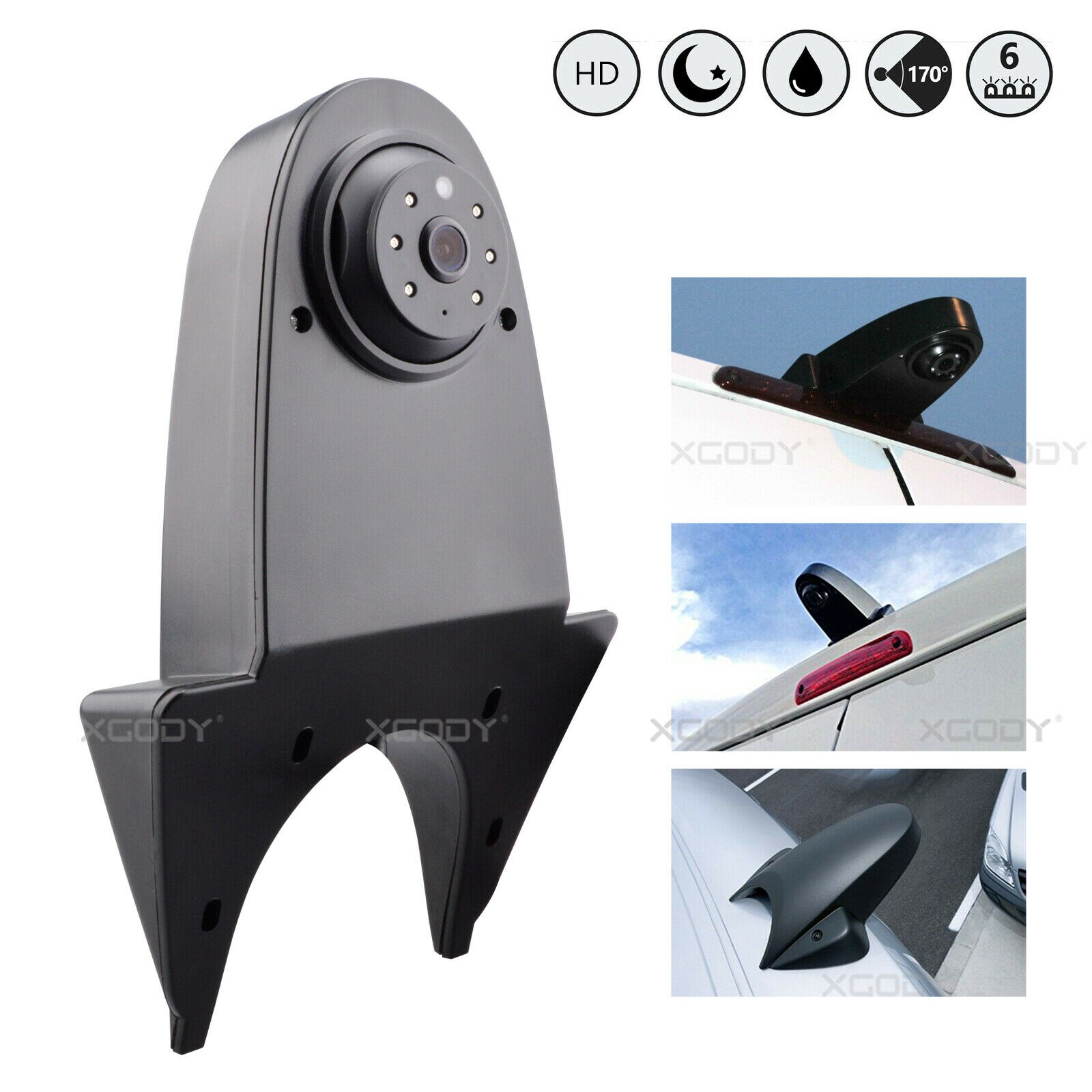 HD Auto Rear View Camera Car Wide View Angle Car Back Reverse Camera Fish Eyes Night Vision HD Parking Assistance Camera