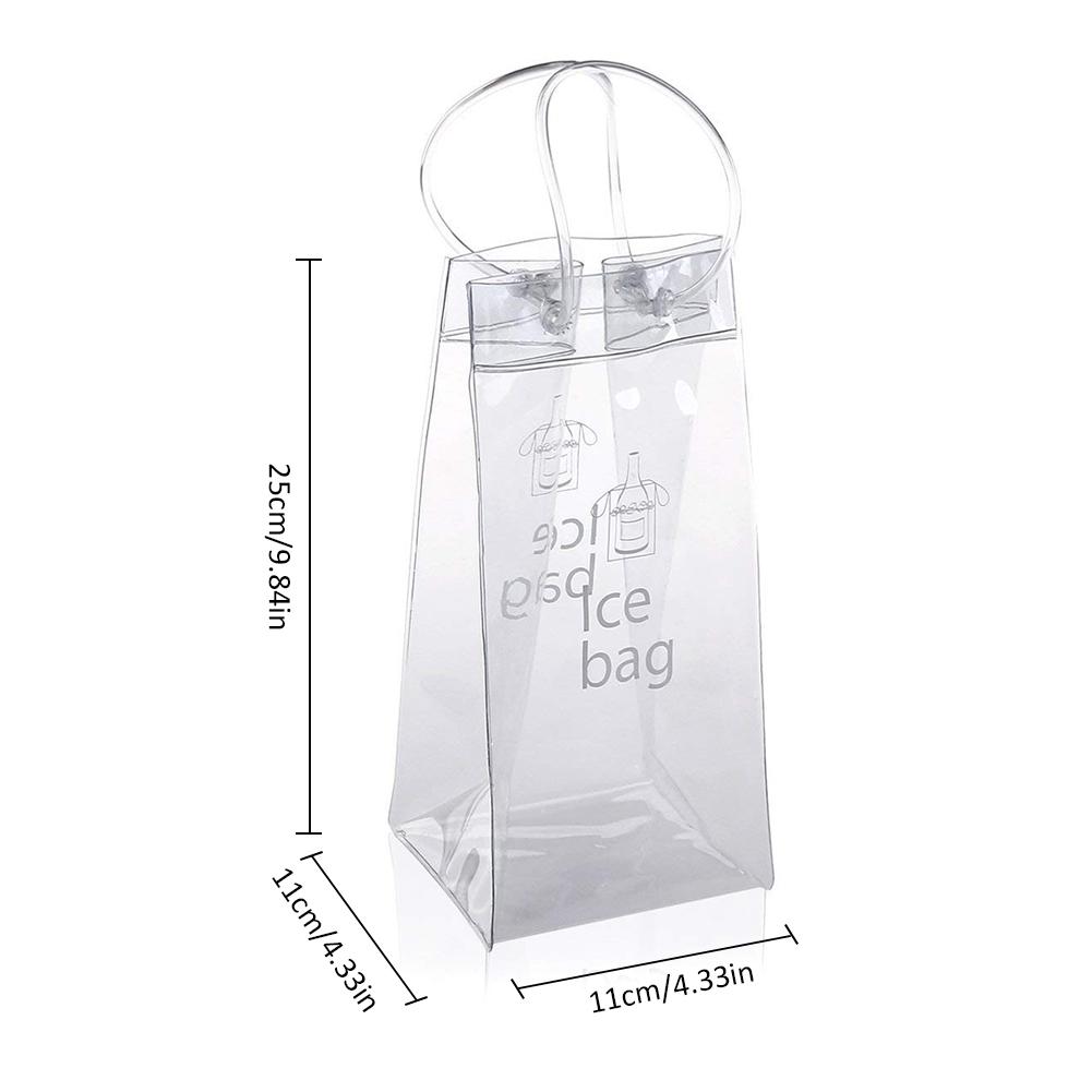 2Pcs Portable Wine Bottle Champagne Ice Bag Drink Bottle Chilling Cooler Freezer Bag Beer Cooling Holder Carrier Ice-cold Tools