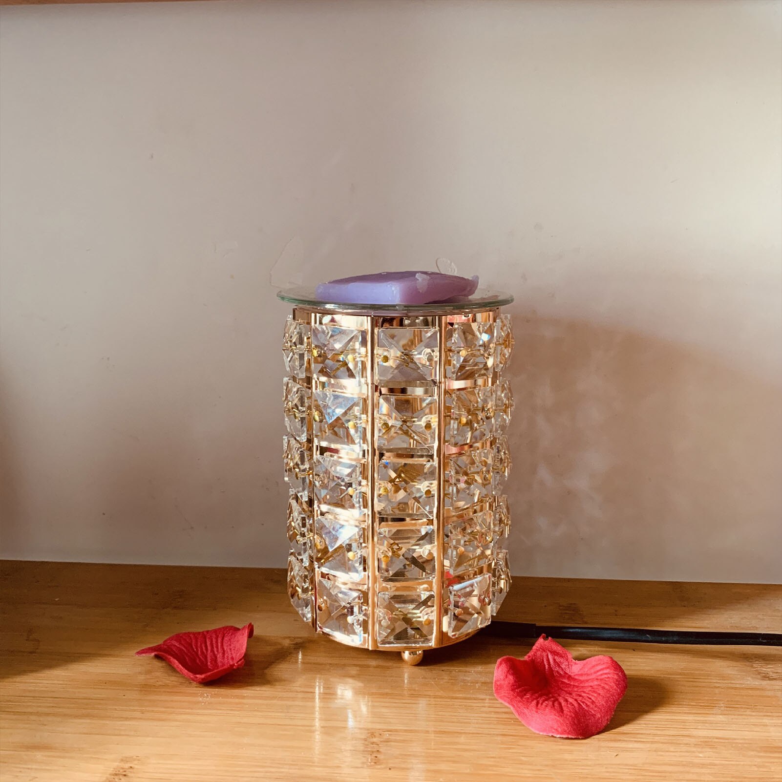 Wax Melting Light Innovative Art Essential Oil Lamp Innovative Air Freshener High Safety Night Light Function Easy to Use