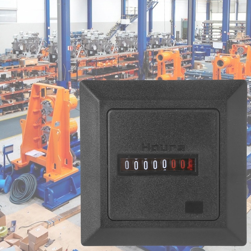 Hour Meter AC220-240V 50/60Hz Hourmeter Mechanical Square Hour Meter Gauge Power consumption 0.3W Used for Industrial 85WC