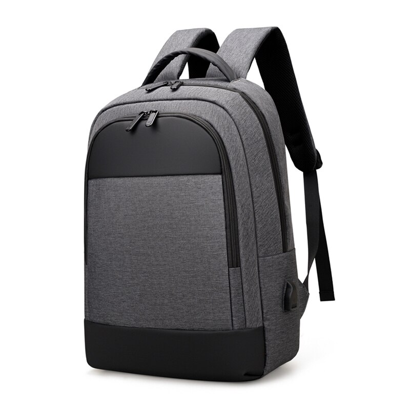 Rugzak Voor Mannen Multifunctionele Business Waterdichte Oxford Doek Tas Voor Laptop 15 6 Usb Opladen Casual Rugzak Mans: Dark gray