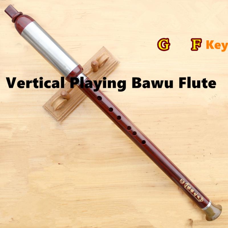 Imiter palisander abs harpiks bawu fløjte kinesisk lodret fløjte nøgle til f & g håndlavet folkemusikinstrument kina dizi
