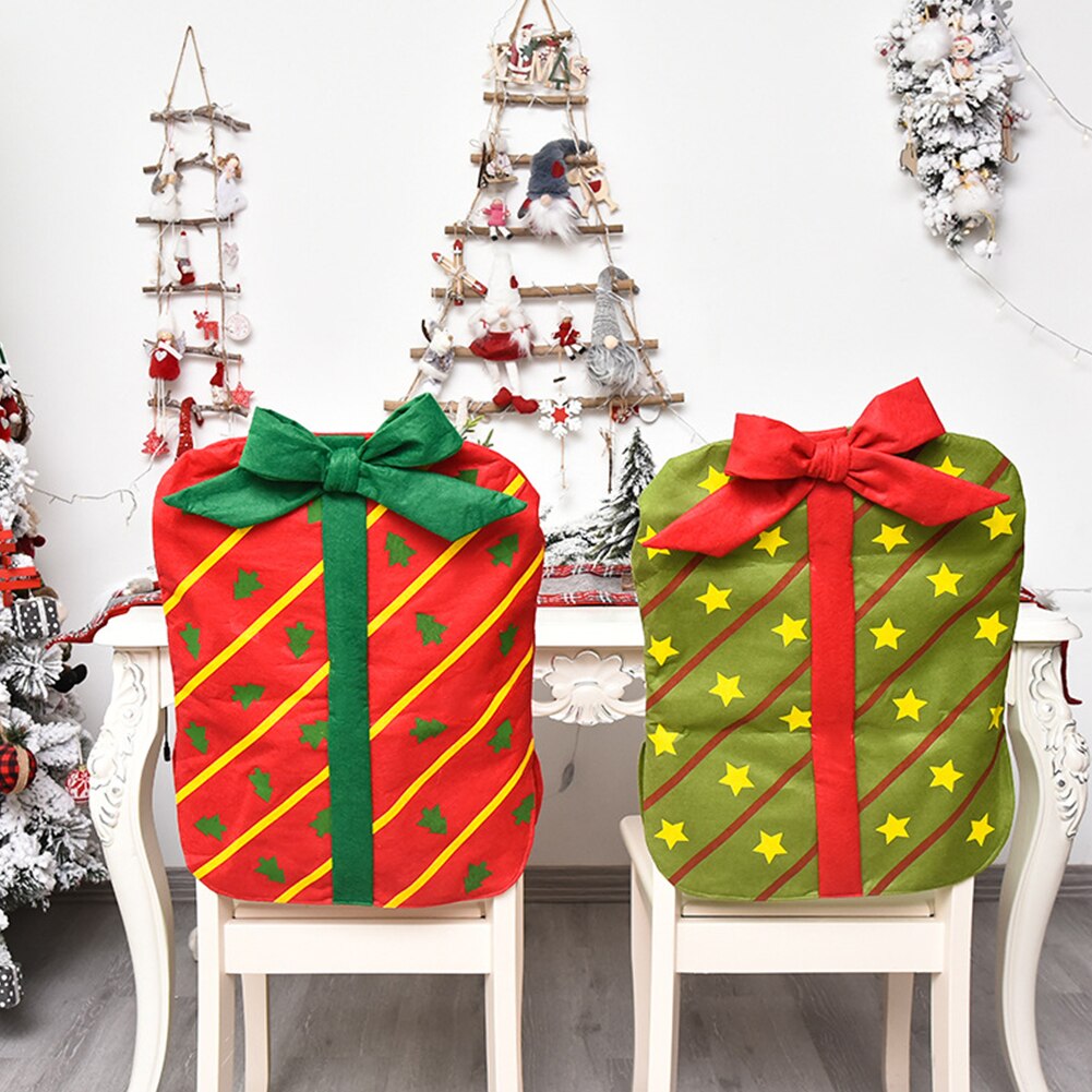 Universele, eenvoudig te installeren eetkamer, sfeer, zachte kerstdecoratie, herbruikbare tas, stoelhoes, festival