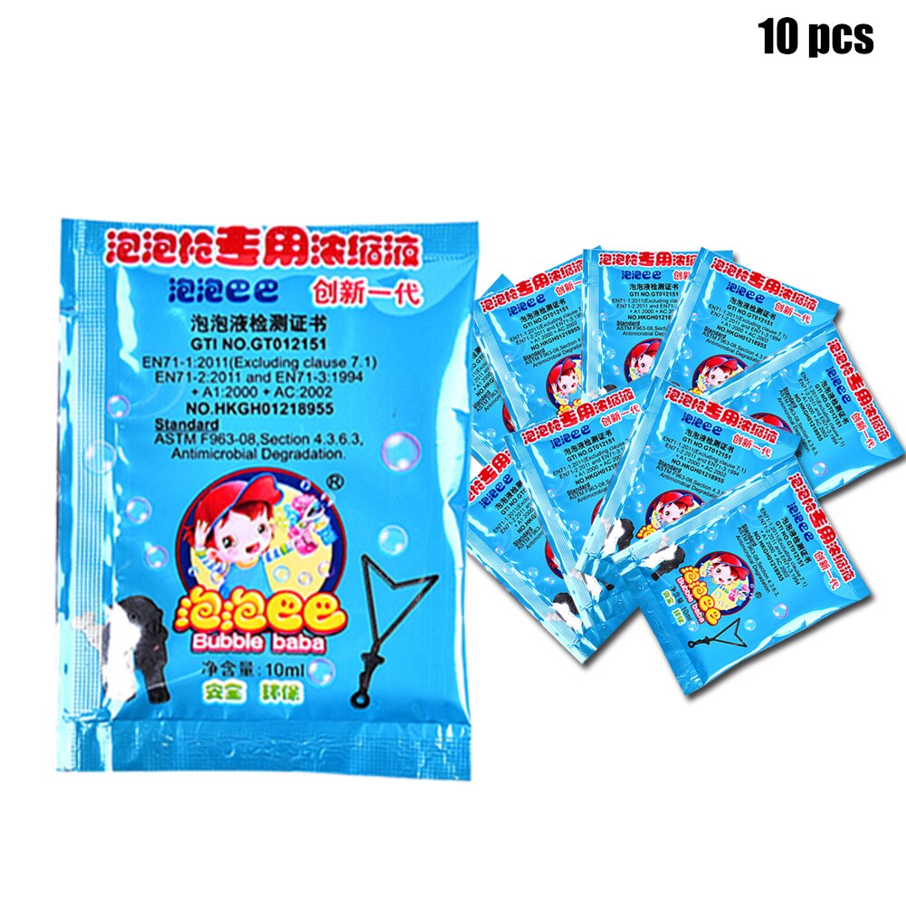 10Pack Baby Ungiftig Konzentrieren Blasen Flüssigkeit Lustige Party Seife Wasser Interaktive drinnen draussen Für freundlicher Pädagogisches Spielzeug