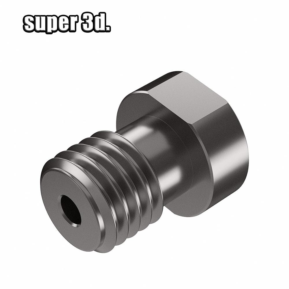 Części drukarki 3D V6 stal hartowana dysza 1.75mm gwint M6 robić drukowania PEI zerkać lub z włókna węglowego E3D HOTEND wysokiej jakości