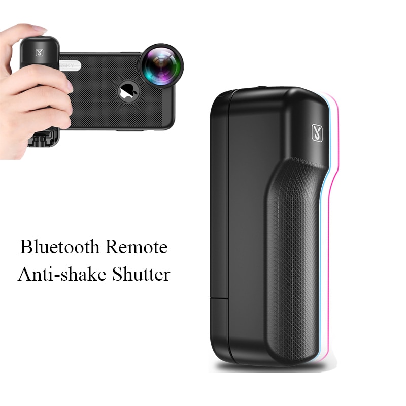 Stabilizer Bluetooth Handheld Grip Selfie, Draagbare Draadloze Anti-shake Shutter voor iPhone Samsung Huawei