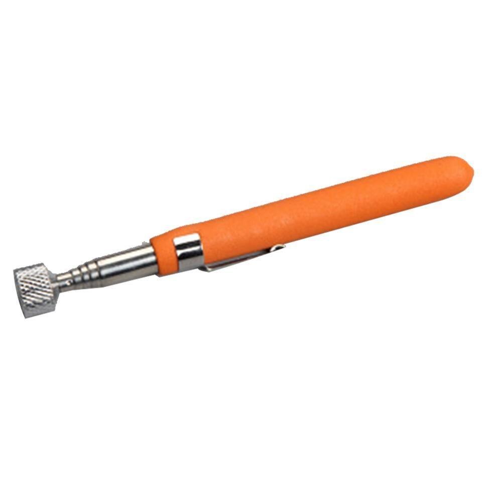 Adjustable Magnetic Pick Up Tool Extendible Stick Screws Rod Telescopic Steel Stainless Portable Chrome-Plated Picking M6A3: 10 pounds orange